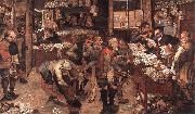 BRUEGHEL, Pieter the Younger Village Lawyer fg oil painting reproduction